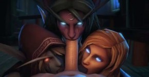 Amazing elf warcraft sfm compilation animation, Xilaveqys