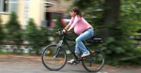 Amateur Bbw Sexs Milena Velba Bicycle, supergirlss