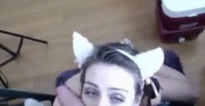 Teen Liliane Handcuffed Sucking Big Cock POV, Patainowmoth