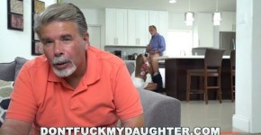 DON'T FUCK MY DAUGHTER - Liza Rowe Fucked By Glen While Daddy s., yiseds