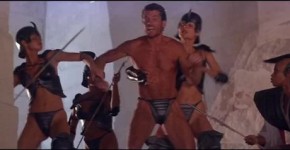 Tawny Kitaen nude in Gwendoline scene from the film, Relaldamadam