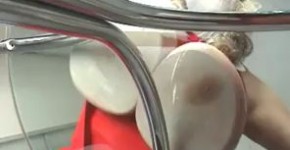 nelli roono huge tits on a glass table, crazydude1