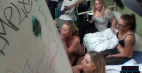 College teens suck dicks through a self made gloryhole, Jamergue