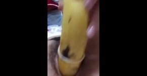 Chinese Slut Puts Banana Up Pussy, sinfulkitten