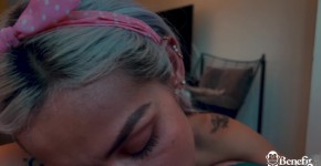 Veronica Leal gives an explosive blowjob, BenefitMonkey