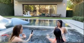 ANGELA WHITE Busty Bikini Threesome with Violet Myers and Lena Paul Angela White, nawr38ckaa