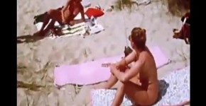 Vintage German Nudists at the Beach - Sonnenfreunde 1980, hornyarabia