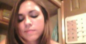 Pretty Brunette Girl Masturbates And Orgasms, ErraticDJ