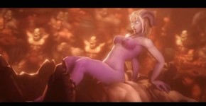 3D Hentai - Dark elf mom gangbanged with big dicks and recieves creampie and facial - http://toonypip.vip - uncensored 3D Hentai