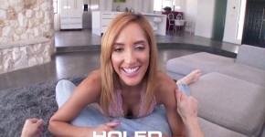 HOLED - Step sister Chloe Amour anal fucked by step brother, Tuniuseph