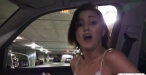 Sexy babe Renee Roulette gets fucked in a strangers car, Wildas
