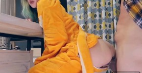 Sex with a sleepy teenager in Pokemon pajamas, kapechot22