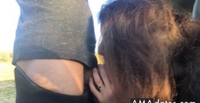 Beauty sucks cock in the car. Pulsating cum mouth. Ocp, vampdiana