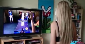 harming Teen Stacie Jaxxx playing strip game, Velawell