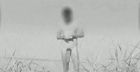 Huge vintage cock at a German nude beach, Bathant