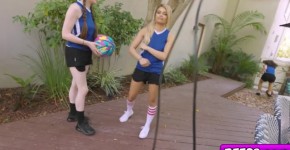 Destiny, Naudi, and Hazel want to cool down with John's cock, PlayBabe3