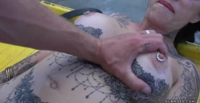 Sub Alicia Dark fuck roughy in threesome, mahonmatus