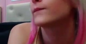 Beautiful Girl With Pink And Blonde Hair, Ricelyfe