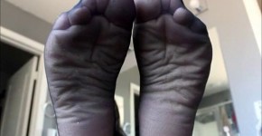 Wrinkled Feet Nylon Stockings Mature, Fredricaf