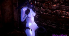 Overwatch Hentai - Widowmaker BDSM cunnilingus, handjob and blowjob - Japanese manga anime game porn, Mindil