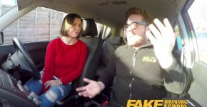 Fake Driving School Jealous Learner with Great Tits wants Hard Fucking, nowabre