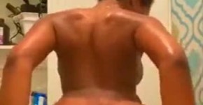 Instagram's Big Booty Teen @kalaya2kalayapage Towel Slips Off Her Fat Ass While Twerking, coorac