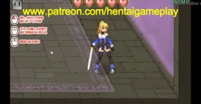 Cute girl hentai having sex with goblins men and monsters in SB Night and Elven Knight new hentai sex xxx game, Fredricas