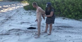 PART 1 Policewoman Makes Guy Take Off His Trunks and Get Naked in public at the beach - Humiliating Strip Search, Boca Busted, O