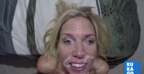 Quick cum facial, lovelyerin