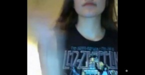 shy brunette 1st time masturbating on cam, hugsgirl