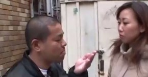 Japanese women tease man in public via handjob Subtitled, Zainsl