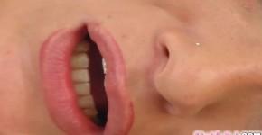 Give Me Pink Sabina cums hard using dildo in her tight pussy, Ckeyah