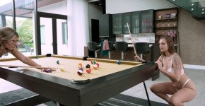 Hot Chicks Cory Chase And Kenzie Love Play Pool In Sexy Lingerie Slutty Moms, nioprunsio