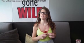 GIRLS GONE WILD - Shy White Babe With Big Tits And Glasses, Michele James, Mahali421