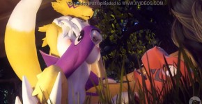 Renamon and Gullimon has fun and then an scp joins ig Animated by Furromantic, Iellys