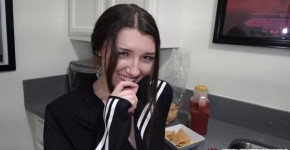 Stepsister Giving Her Stepbrother The Final Score At The Living Room Perfect Stockings, Ydi1ang