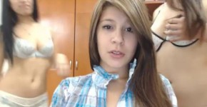 lizzy and her girlfriends get naked and shake ass on cam, gifbabes