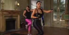 Butt blasting cardio step Kim Kardashian, babakWRX