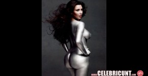 Kim kardashian oiled up naked, goldenbabe2