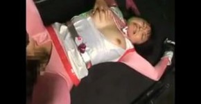 Girl in pink tights gets her crotch ripped so they can find, Hernorau