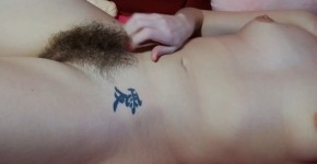 Hairy bush fetish videos the best hairy pussy in close up with big clit, Denati