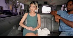 Business lady Channy Crossfire lets this BBC guy fuck her ass inside the bangbus, ene11reded
