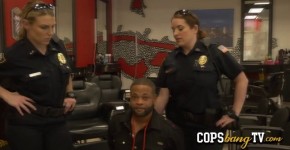 Horny MILF and her bouncy ass are riding a black criminal's cock at the barbershop, BangzGa94