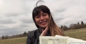 outdoor sex with slutty babe Mona Kim for cash, Hernorau