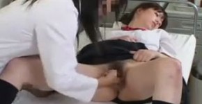 Pretty Japanese teen relinquishes her hairy snatch, Popaloca