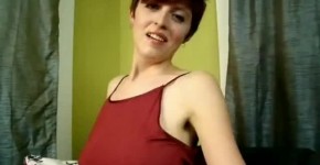 RyAnne Redd - Sexy Redhead with Big Tits, Short Hair, Hairy Pussy - Video 1, beruandgo