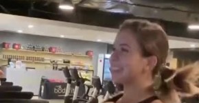BRALESS Busty Teen Bouncing HUGE TITS at the Gym SLOW MOTION, ittasiss