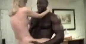 sexy blonde milf gets fucked by big black stud, Qamaka