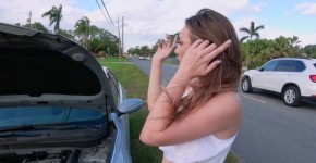 Mofos - Strandedteens Appealing Jessie Wylde Paid For The Car Roadside Footjob, Mofos