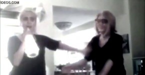Lady Gaga Flashes Her Small Tits to her Sister, Zanasy